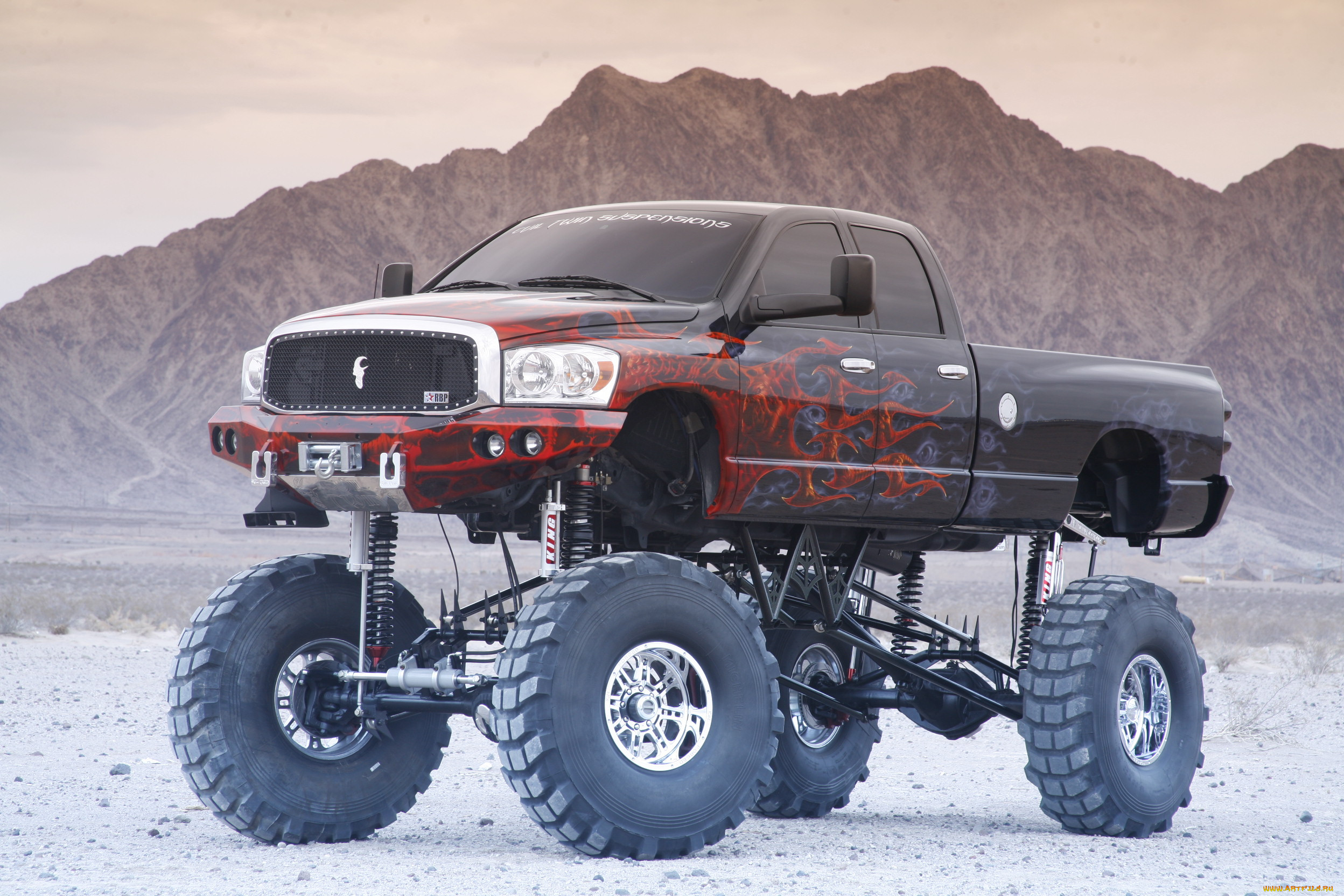 , custom, pick, up, ram